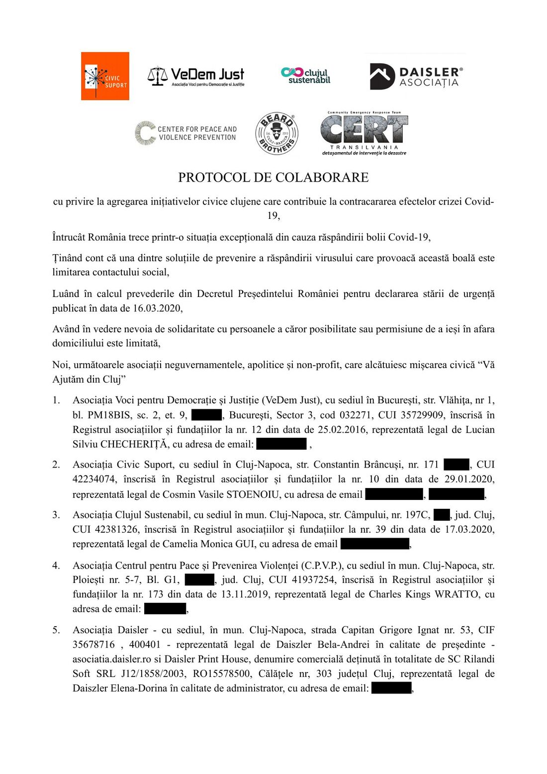 Protocolul din 2020, pagina 1 din 4