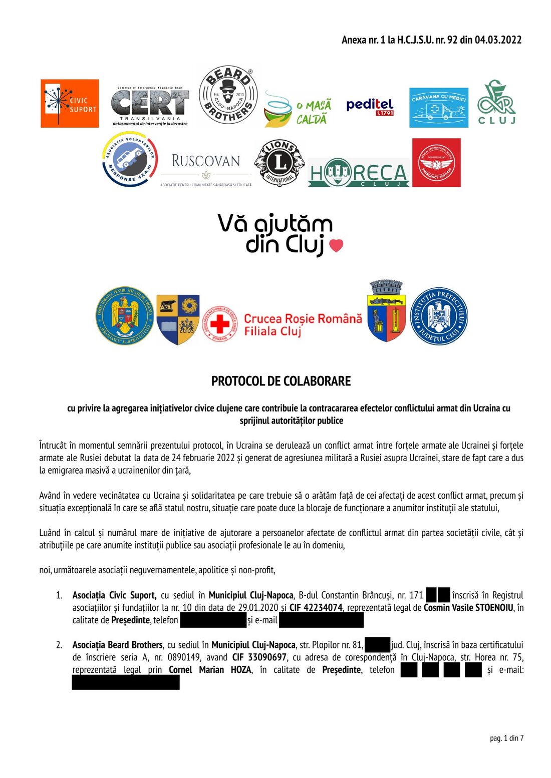 Protocolul din 2022, pagina 1